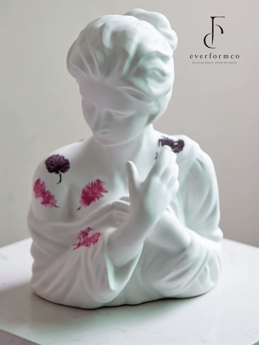 Lilac Leaf Muse Sculpture