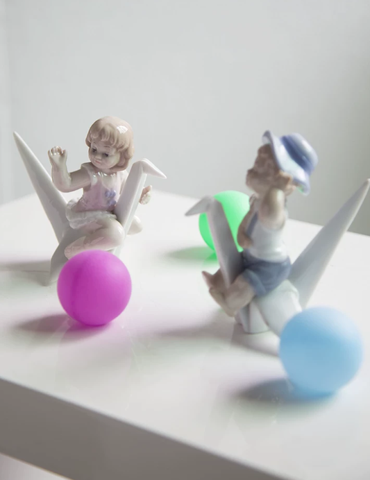 Origami Soul Children Sculpture