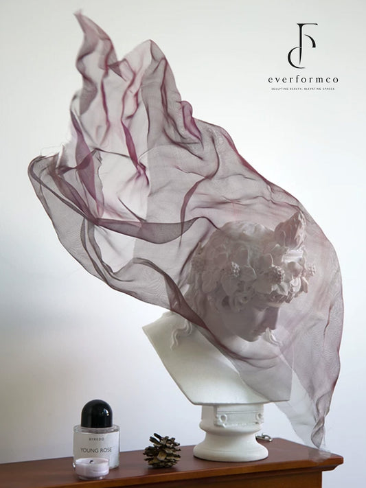 Veiled Dionysus Purple Bust