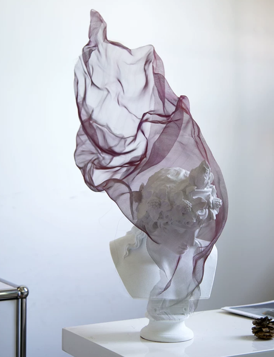 Veiled Dionysus Purple Bust