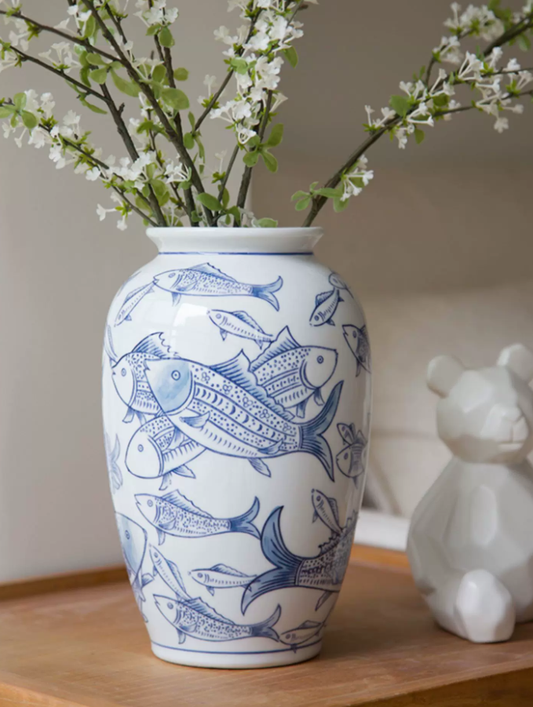 Porcelain Dynasty Floral Vase