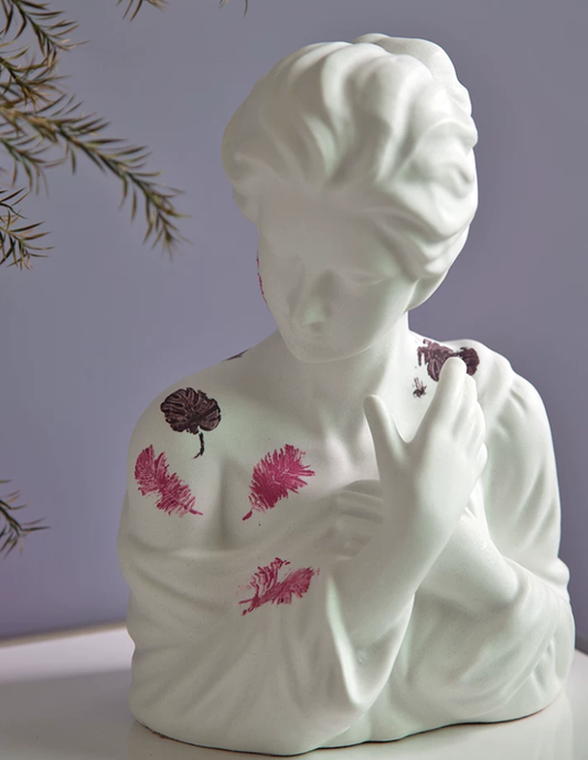 Lilac Leaf Muse Sculpture